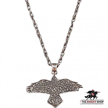 Odin's Raven Pewter Pendant