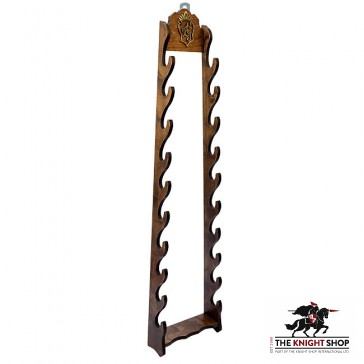 Floor/Wall Display Rack - 10 Swords/Pistols