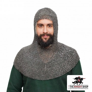 Chainmail Coif - Dome Riveted