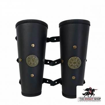 Fantasy Warrior Leather Bracers