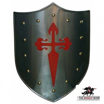 Red St. James Cross Shield
