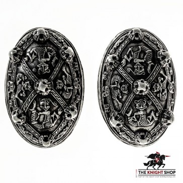 Pair of Viking Tortoise Brooches