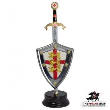 Richard the Lionheart Letter Opener and Shield Set 