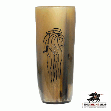 "Horse Lord" Horn Beer Mug 