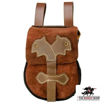 Viking Leather Belt Pouch (Bag)	