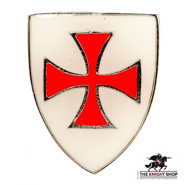 Knights Templar Shield Brooch