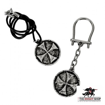 Templar Cross Gift Set - 2 Piece Pewter