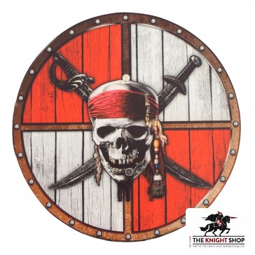 Kid's Wooden Pirate Shield 