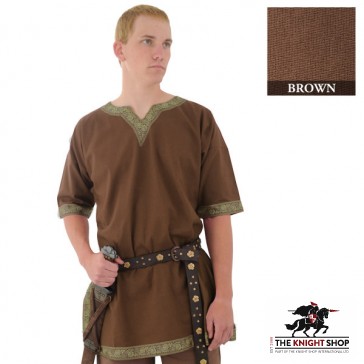 Viking Tunic Half Sleeve - Brown