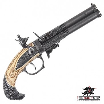 3 Barrel Augsburg Pistol - 1775