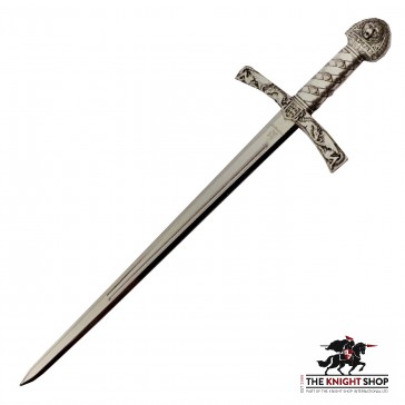 Richard the Lionheart Letter Opener - Silver Plated 