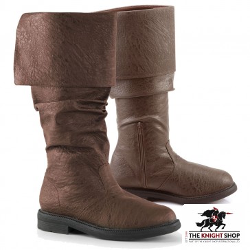 Robin Hood Medieval Boots - Brown
