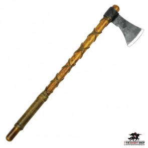 Viking Warrior Axe - Leather Wrapped Handle
