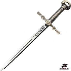 Templar Sword Letter Opener - Bronze 