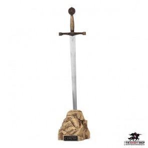 Excalibur Letter Opener with Camelot Stone Stand