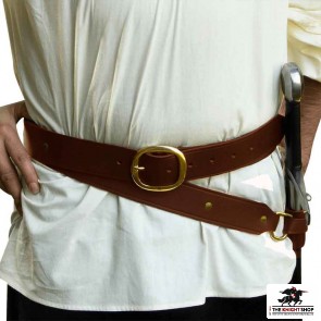 Brown Medieval Double Wrap Belt