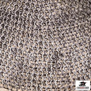 SS Flat Ring Chainmail Coif 9mm