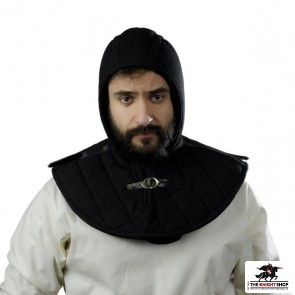 Cotton Padded Arming Cap with Collar