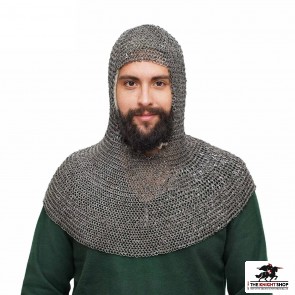 Chainmail Coif - Dome Riveted