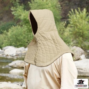 Arming Cap with Collar - Natural 