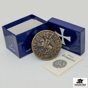 Knights Templar Paperweight - Bronze 