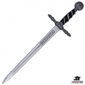 Masonic Sword Letter Opener - Silver