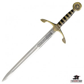 Black Prince Sword Letter Opener - Bronze