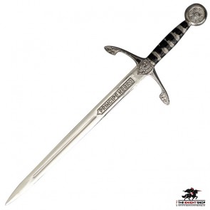 Black Prince Letter Opener - Silver