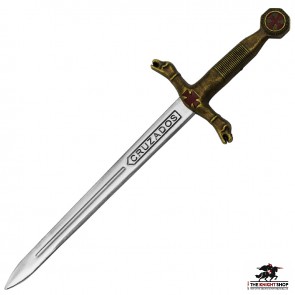 Crusader Sword Letter Opener - Bronze