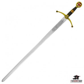 Crusader Sword (Brass Hilt) with Scabbard