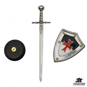 EX-DISPLAY - Templar Letter Opener and Shield Set