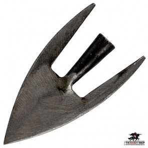 Barbed Blackened Broadhead Arrowhead
