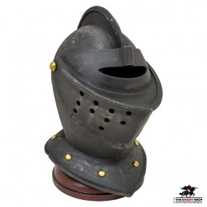 Miniature Close Helm - Black
