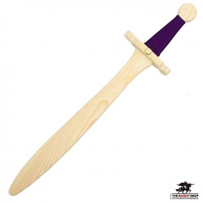 Kid's Wooden Purple Sword with Scabbard