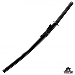 Hanzo Steel Clay Tempered Black Bat Themed Katana Model 5