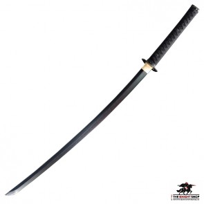 Hanzo Steel Clay Tempered Black Bat Themed Katana Model 5