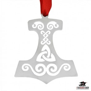 Thor's Hammer Christmas Bauble Tree Hanger