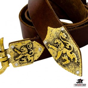 Order of the Lion Sword Belt - Antique Brass