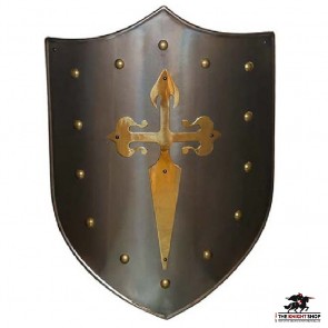 Windlass Steel Marto Knights Heater Shields Shield Brass Calatrava Cross 