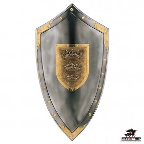 DAMAGED - King Arthur Three Crowns Shield