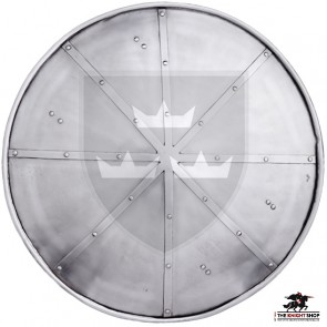 20" Reinforced Round Rotella Shield - 16 gauge