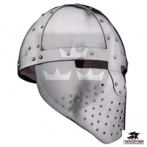 Crusader Transitional Spangenhelm - 14 gauge