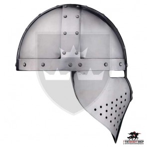 Crusader Transitional Spangenhelm - 14 gauge