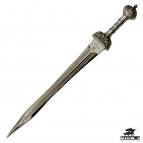 Roman Gladius Letter Opener - Silver Plated 