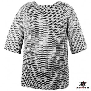 Chainmail Haubergeon - Dome Riveted - 40" Chest