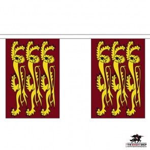 English 3 Lions Bunting - 9 metre