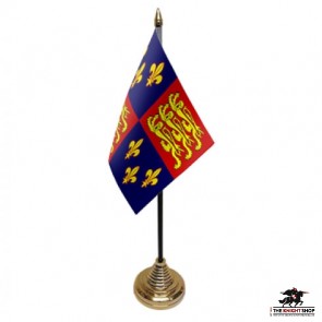 Royal Arms of England Table/Hand Flags x12
