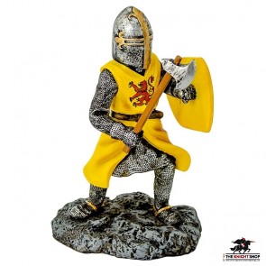 DAMAGED - Fighting Robert the Bruce with Axe Figurine - 18cm