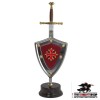 Cathars Letter Opener and Shield Set