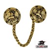 Order of the Stag Cloak Clasp - Antique Brass